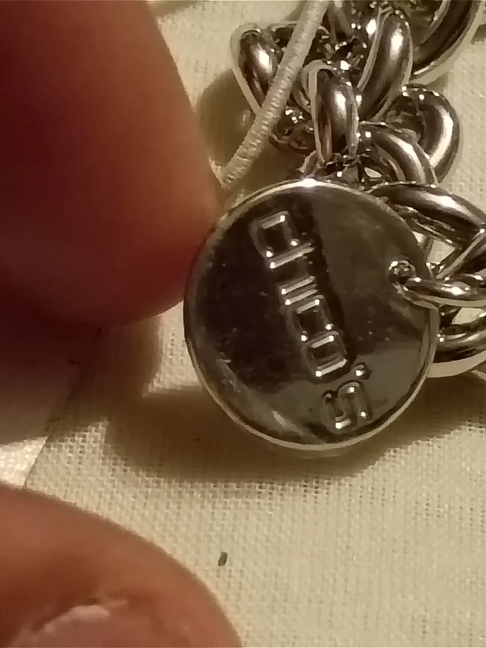 Chico Silver Crystal Pavé Bar Toggle Bracelet